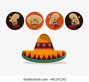 mexican culture related icons image 