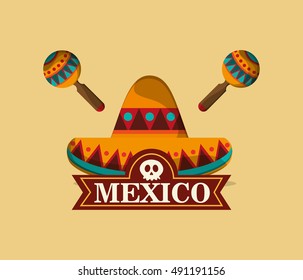 mexican culture related icons image 