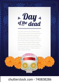 Mexican Day Of The Dead Letter Composition - Copy Space