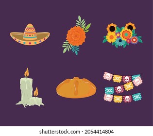 mexican day of the dead, set