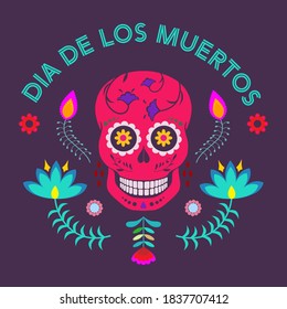 Mexican Day of the Dead vector illustration