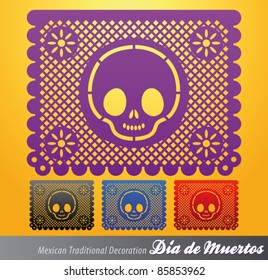 Mexican Day of the death vector decoration