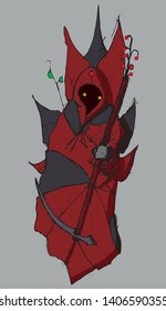 Mexican death represented in vector
