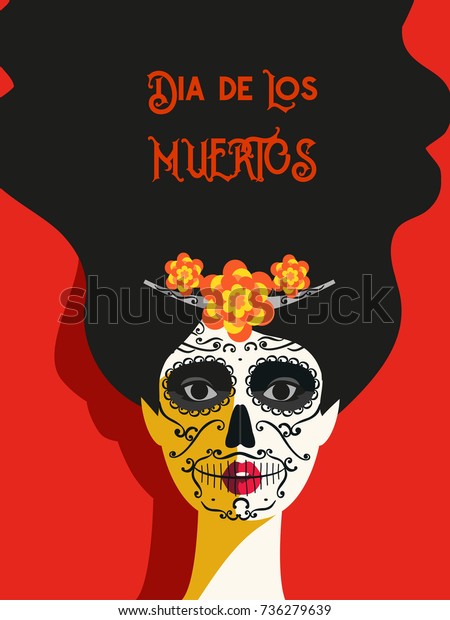 Mexican Dia De Los Muertos Day Stock Vector Royalty Free 736279639