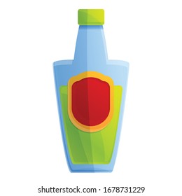 Mexican drink tequila icon. Cartoon of mexican drink tequila vector icon for web design isolated on white background