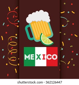 mexican drinks design 