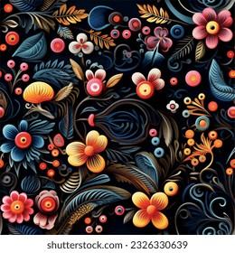mexican embroidery, mexican pattern, mexican vector, flower pattern, flower vector