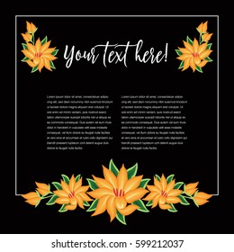 Mexican Embroidery Style Composition – Copy Space