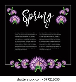 Mexican Embroidery Style Composition – Copy Space