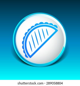 Mexican fast food vector logo design template. tacos or food icon.