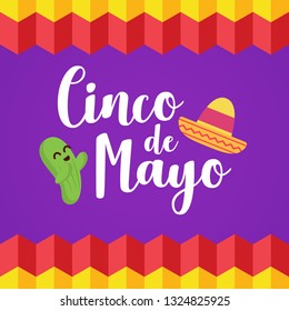 Mexican Festival Cinco de Mayo Illustration