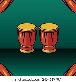 Mexican fiesta set, bright festival party decoration. Vector flat style illustration isolated cinco de mayo Collection Objects traditional instrument sombreros, pinatas, guitar, maracas and decoration