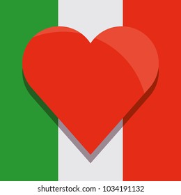 Mexican flag design