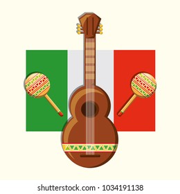 Mexican flag design