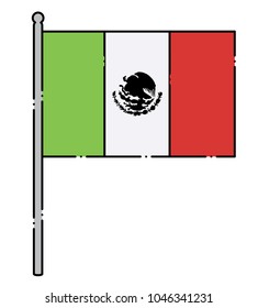 Mexican flag icon