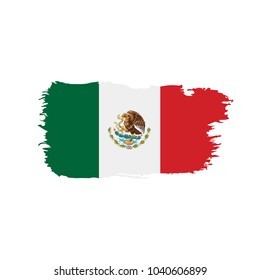 Mexican Flag Vector Illustration Stock Vector (Royalty Free) 1040606899 ...