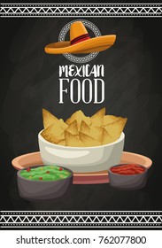 Mexican food brochure