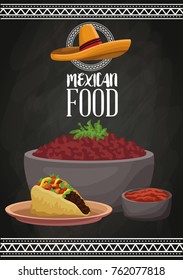 Mexican food brochure