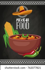 Mexican food brochure