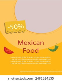 Mexican food burrito, soda, nachos, tacos Nachos sauce with salsa and tomato traditional spicy meal and chalkboard hat vector menu , burritos, guacamole cook