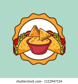 mexican food card