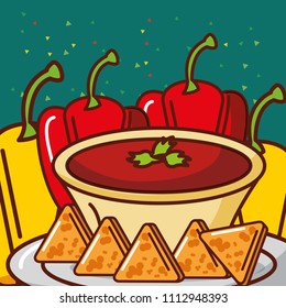 mexican food card