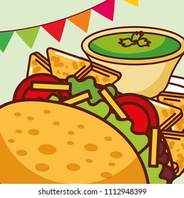 mexican food card