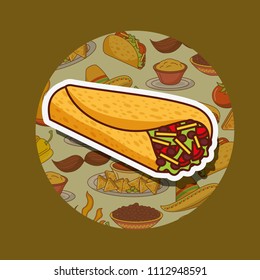 mexican food card