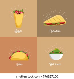 Mexican food design