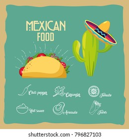 Mexican food design