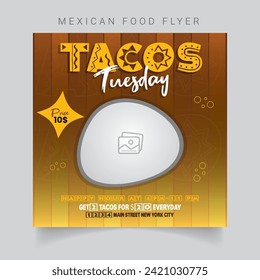 Mexican Food Flyer Template Design