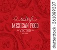mexican background red