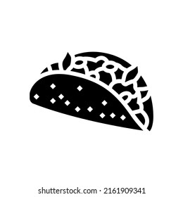 mexican food glyph icon vector. mexican food sign. isolated contour symbol black illustration