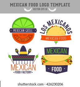 Mexican food logo. Logo design food vector template