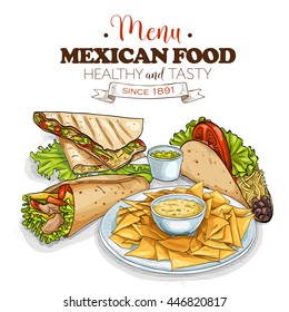 mexican food menu