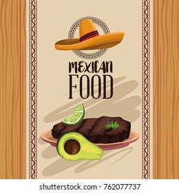 Mexican food menu