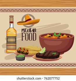 Mexican food menu