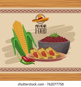 Mexican food menu