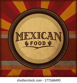 Mexican Food Menu Logo Pattern Vector Restaurant Menu Vector Template Mexican Food Menu Logo Pattern Vector Classic Texture Edge Cafe Modern Vintage Art Creative Classical Letterhead Warming Brochure