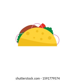 mexican food simple clip art vector illustration