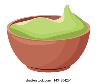 mexican food and tradicional culture with a guacamole icon cartoon vector illustration graphic design