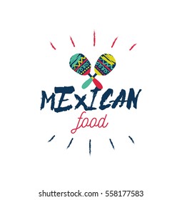 Mexican food type illustration.