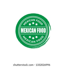 Mexican Food Vintage Stamp Stock Vector (Royalty Free) 1332026996 ...