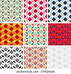 Mexican geometrical pattern master collection - seamless vector set design