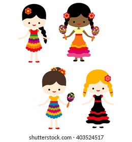 Mexican girls. 