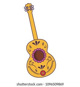 Mexican guitar design