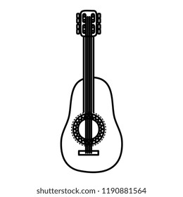 mexican guitarron instrument icon