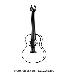 Mexican Guitarron Instrument Icon Stock Vector (Royalty Free ...