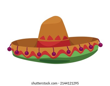 mexican hat accessory traditional icon