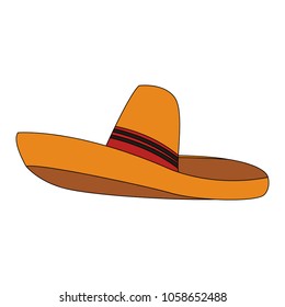 Mexican Hat Cartoon Stock Vector (Royalty Free) 1058652488 | Shutterstock